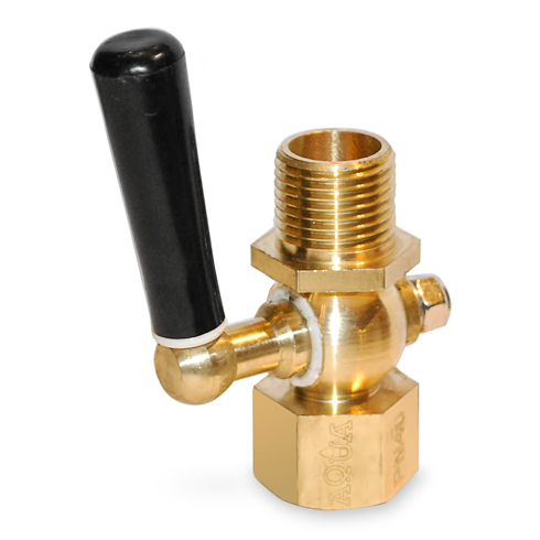 Кран трехходовой AQUA 0625 G½ х G½  в-н