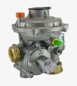 Регулятор давления газа FE-25S угловой G½хG¾  Pвых=13-500 mbar c клапаном ПЗК