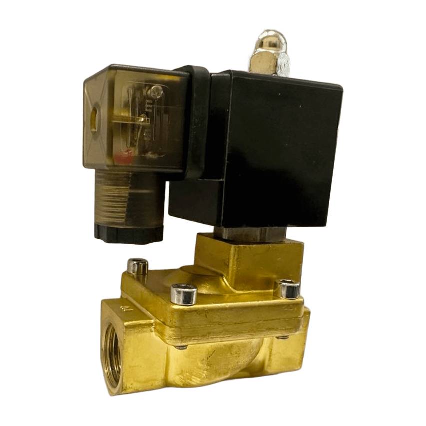 МК-2Л32НЗ-220N Электромагнитный клапан пилотный НЗ автоматич лат. 220В NBR муфтовый G1 1/4" PN16