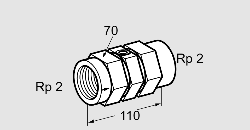 Клапан термозапорный TAS 50II50