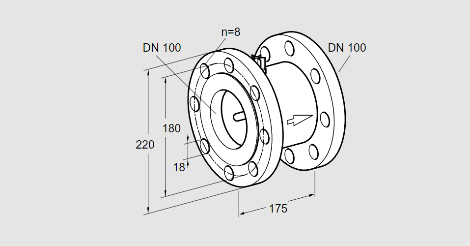 Клапан термозапорный TAS 100FF50