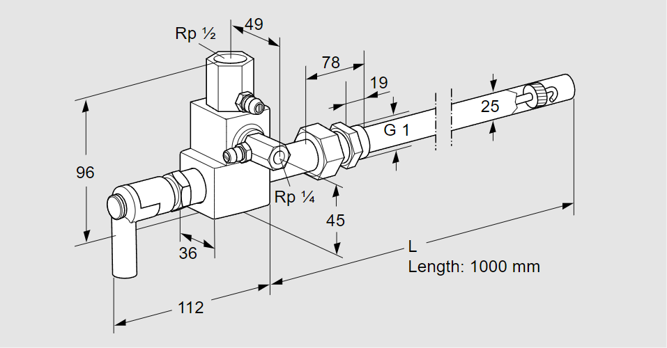 Пилотная горелка ZMI 25TB1000N