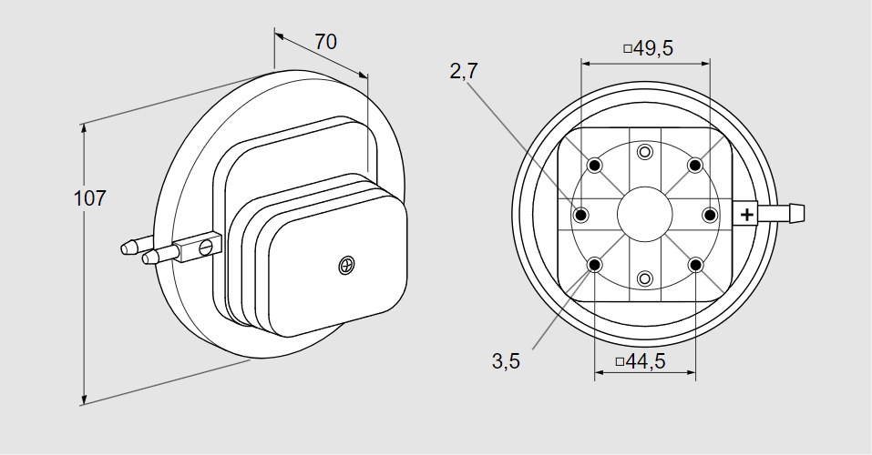 Датчик-реле давления DL 1EG-1