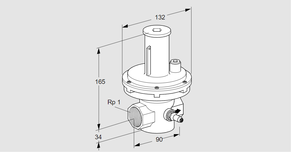 Клапан предохранительно-сбросной VSBV 25R40-4Z