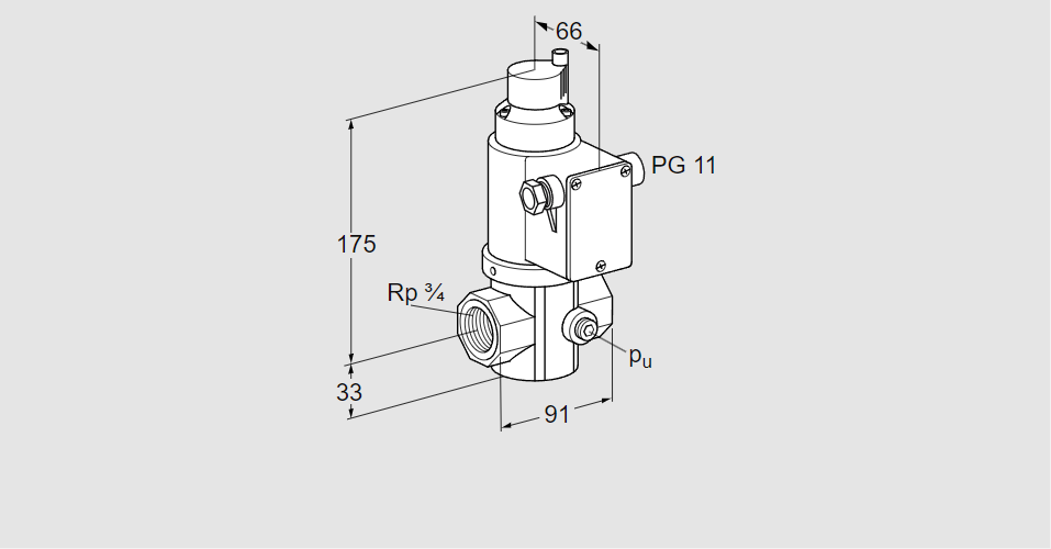 Клапан эл.магнитный газовый VG 20R02LT31DM