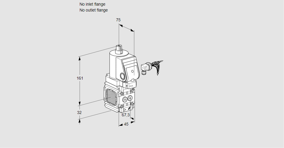 Клапан эл.магнитный газовый VAS 1-R/NKGR