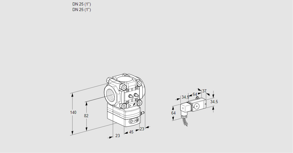 Регулятор расхода VRH 1T25N05AA/MM/4-