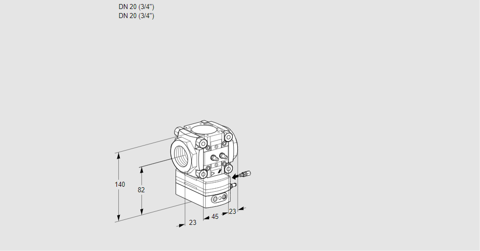 Регулятор расхода VRH 120R05AE/MM/PP