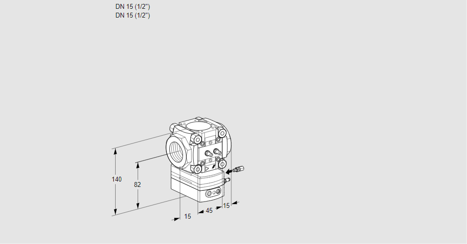 Регулятор расхода VRH 115R05BE/MM/MM