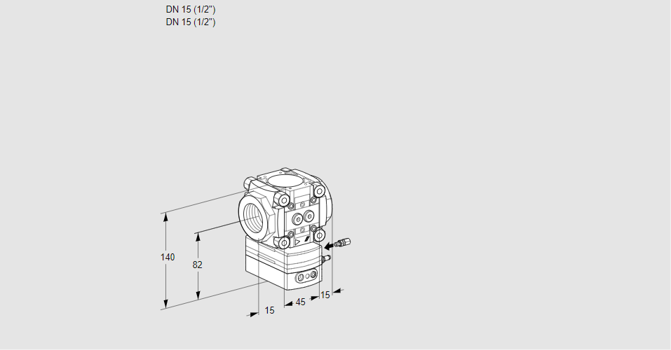 Регулятор расхода VRH 115R05BE/PP/PP