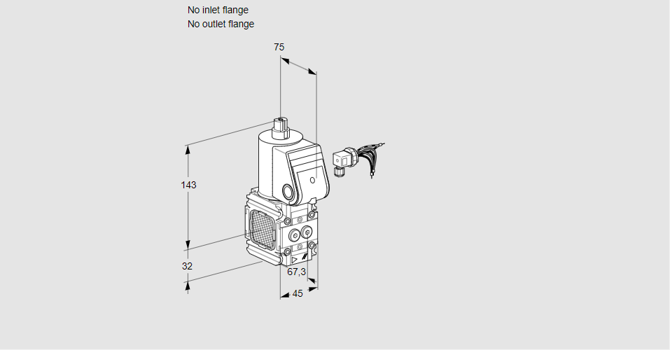 Клапан эл.магнитный газовый VAA 1-/NW