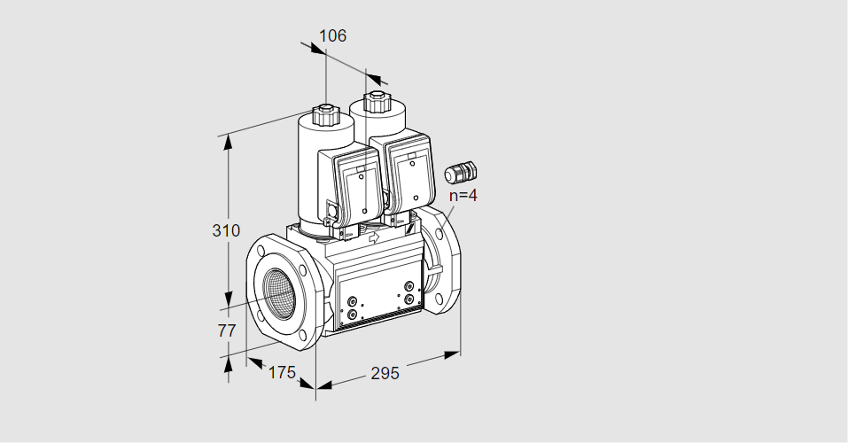 Клапан эл.магнитный сдвоенный VCS 665F05NNKGR3B/PPPP/PPPP