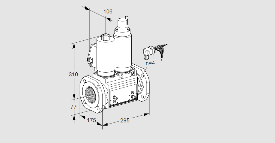Клапан эл.магнитный сдвоенный VCS 665F05NLWGLB/MPPM/MPPM