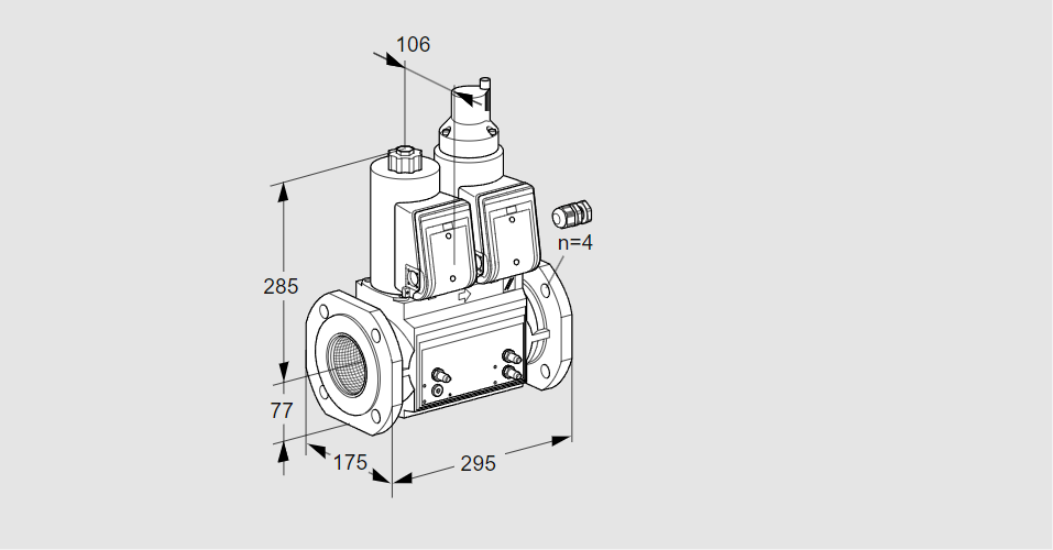 Клапан эл.магнитный сдвоенный VCS 665F05NLWR3B/MPMM/PPPP