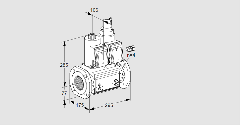 Клапан эл.магнитный сдвоенный VCS 665F05NLKR3B/PPMM/PPMM