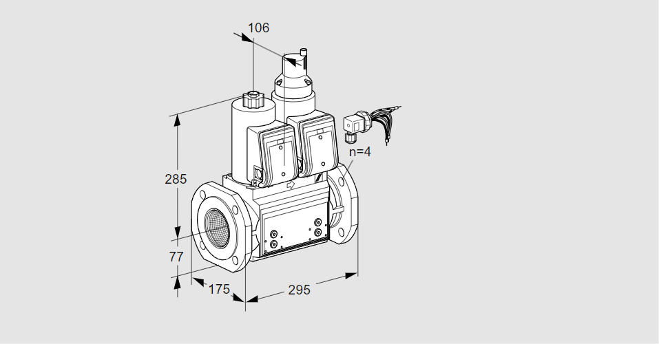 Клапан эл.магнитный сдвоенный VCS 665F05NLWRB/PPPP/MMMM
