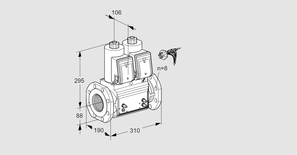 Клапан эл.магнитный сдвоенный VCS 780F05NNWRB/MPMM/PPPP