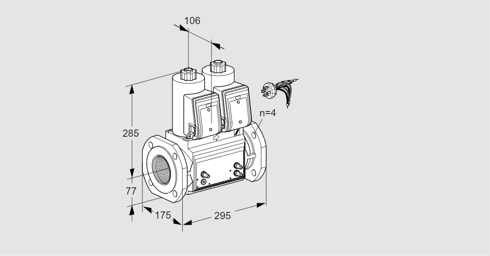 Клапан эл.магнитный сдвоенный VCS 665F05NNWRB/MPMM/PPPP