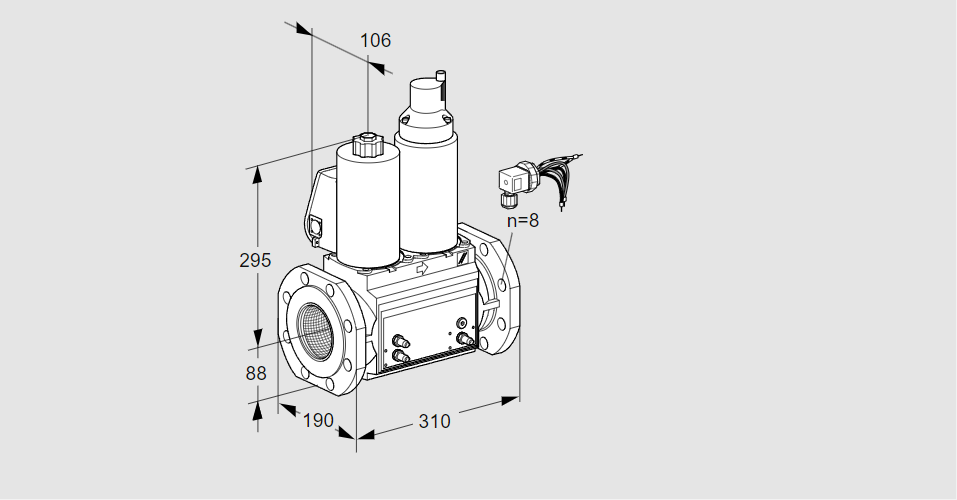 Клапан эл.магнитный сдвоенный VCS 780F05NLWLB/MMPM/PPPP