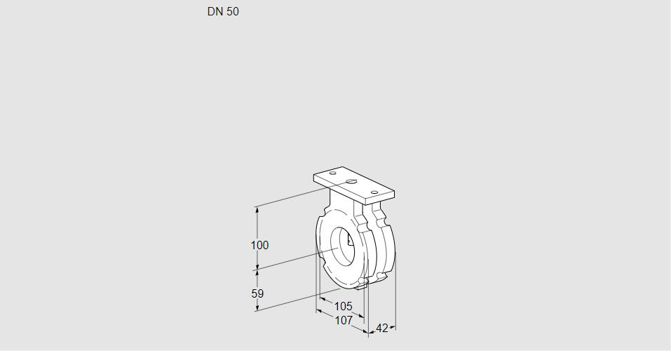 Заслонка дроссельная BVG 50W05
