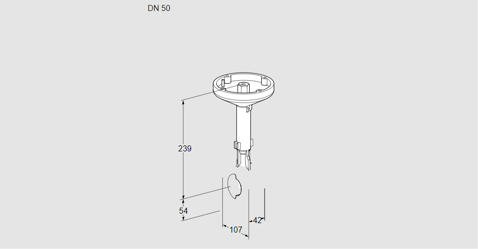 Заслонка дроссельная BVH 50Z01A