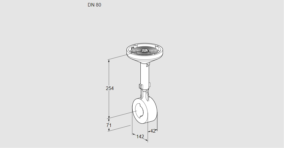 Заслонка дроссельная BVHS 80Z01A