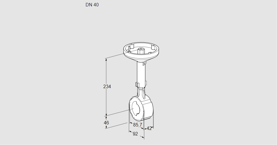 Заслонка дроссельная BVH 40W01A