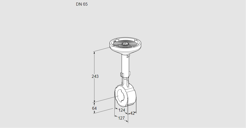 Заслонка дроссельная BVHM 65W01A