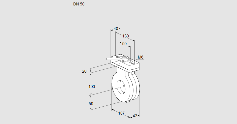 Заслонка дроссельная BVA 50Z05H