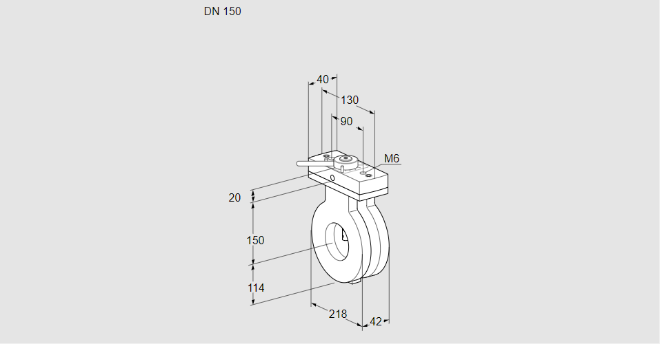 Заслонка дроссельная BVA 150Z05H