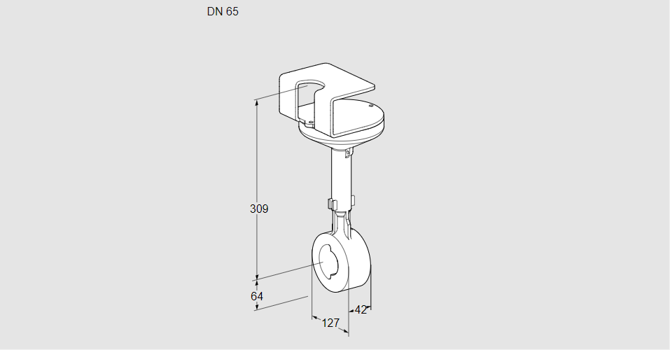 Заслонка дроссельная BVHR 65Z01A