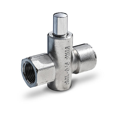 Кран кнопочный под манометр «нормально-закрытый» RGL