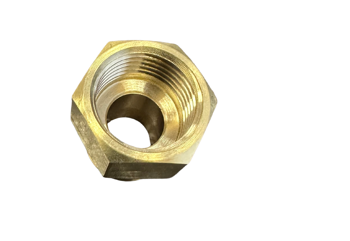 10.004.2.BRS.0 Переходник д/манометра G1/2 внутр - М20х1,5 наружн. Латунь