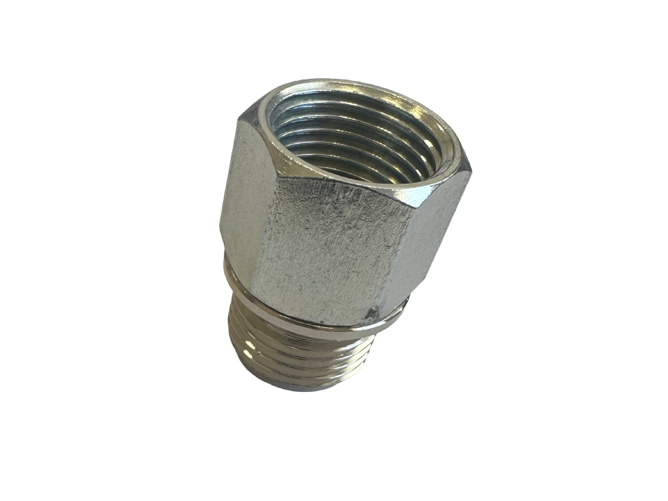 10.050.S20.4.1/2 Переходник д/манометра M20х1.5 внутр. - G1/2" с плавющей гайкой