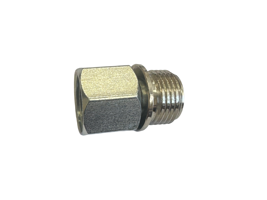 10.050.S20.4.1/2 Переходник д/манометра M20х1.5 внутр. - G1/2" с плавющей гайкой
