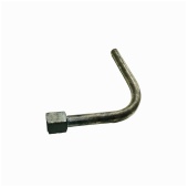 AQUA.10.041.8.S20.0 Трубка ст20 90гр приварка - НР G1/2 (без покрытия)