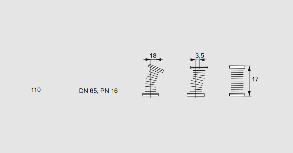 Компенсатор EKO 65F