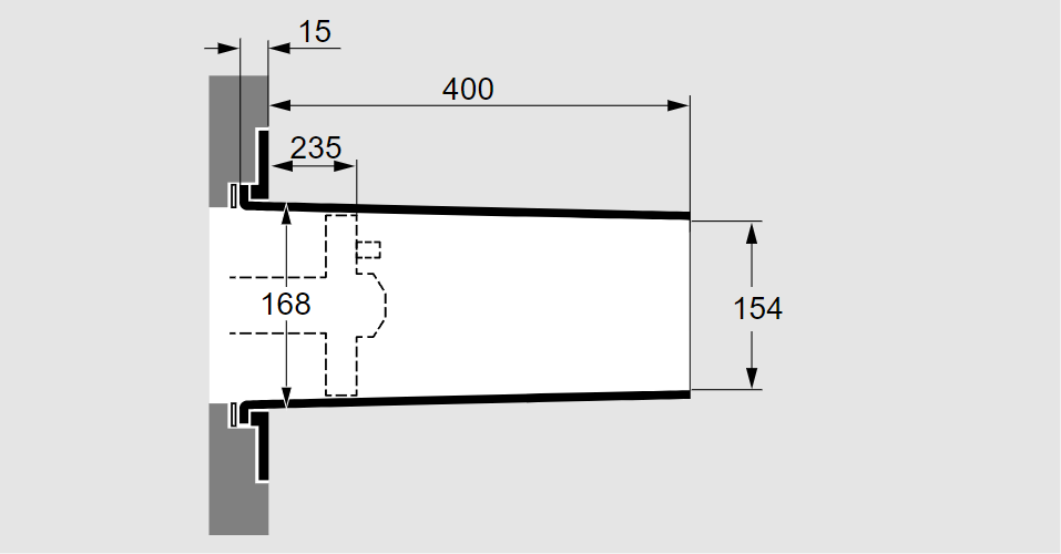 Керамическая насадка TSC 165A154-400/235-Si-1500B