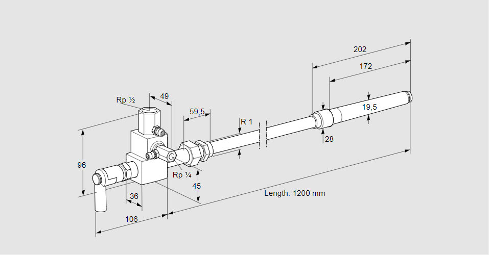 Пилотная горелка ZMIC 28B1200R