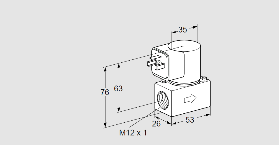 Клапан эл.магнитный газовый VG 6K03Q6G