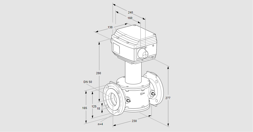 Клапан регулирующий RV 50/MF03W60S1