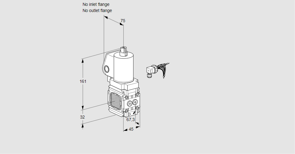 Клапан эл.магнитный газовый VAS 1-R/NWGL