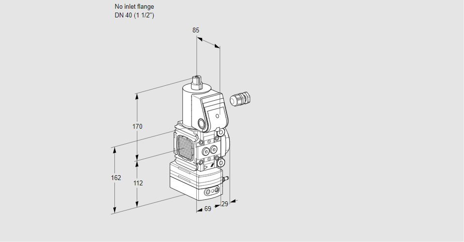 Регулятор давления с эл.магнитным клапаном VAD 2-/40R/NW-50A