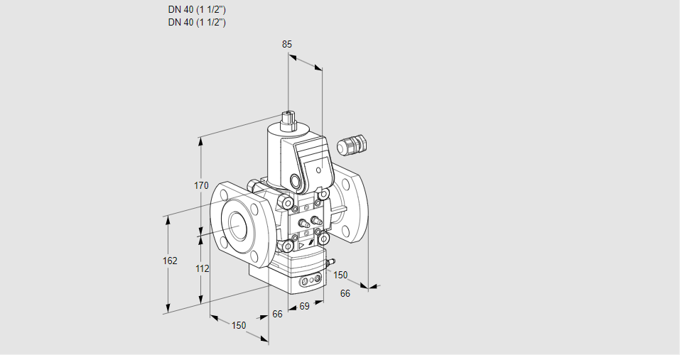 Регулятор давления с эл.магнитным клапаном VAD 240F/NW-50A