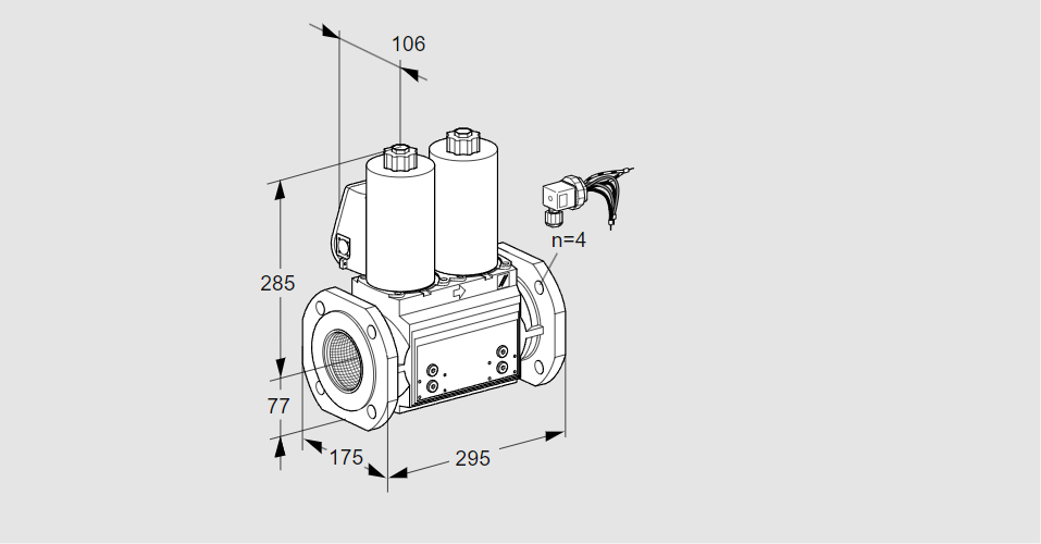 Клапан эл.магнитный сдвоенный VCS 665F05NNKLB/PPPP/PPPP