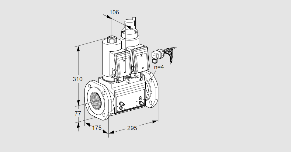 Клапан эл.магнитный сдвоенный VCS 665F05NLWGRB/MPPM/MPPM