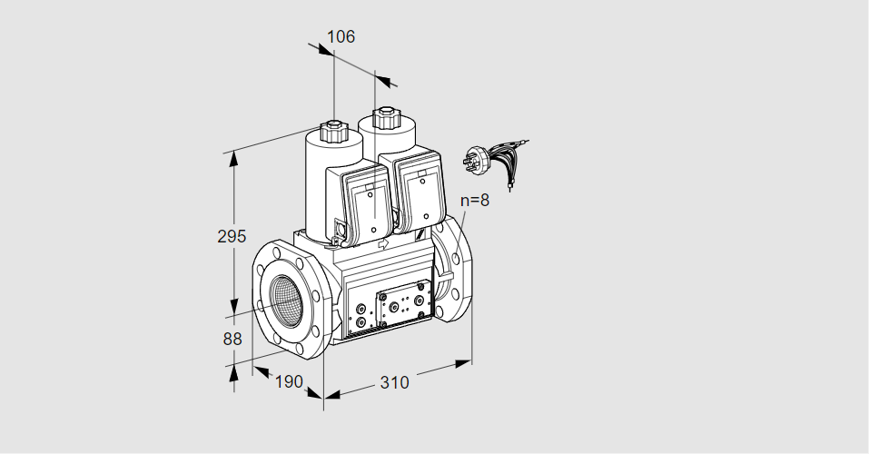 Клапан эл.магнитный сдвоенный VCS 780F05NNKRE/PPPP/PPPP