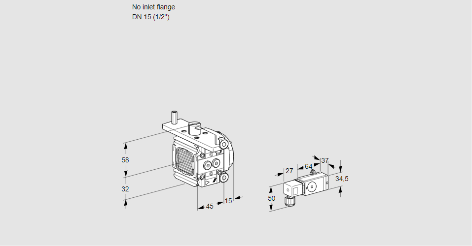 Линейный регулятор расхода газа VFC 1-/15R05-081-PP