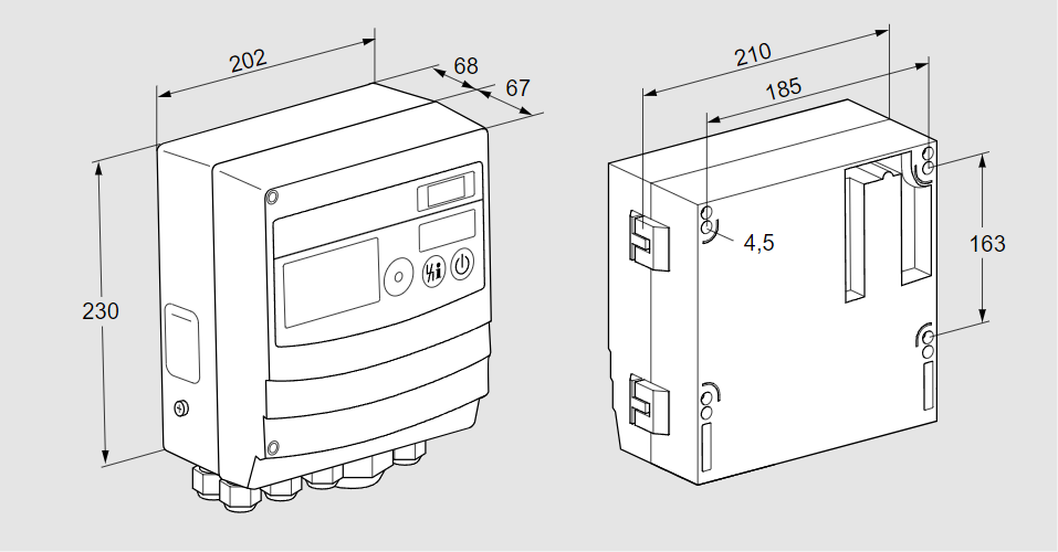 Автомат управления горелкой BCU 465W2P2C1D1230K1E1-/LM400WF3O0E1-