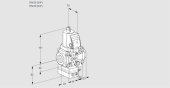 Регулятор соотношения газ/воздух 1:1  с эл.магнитным клапаном VAG 1T20N/20N05GAVQGR/PP/PP купить в компании ГАЗПРИБОР